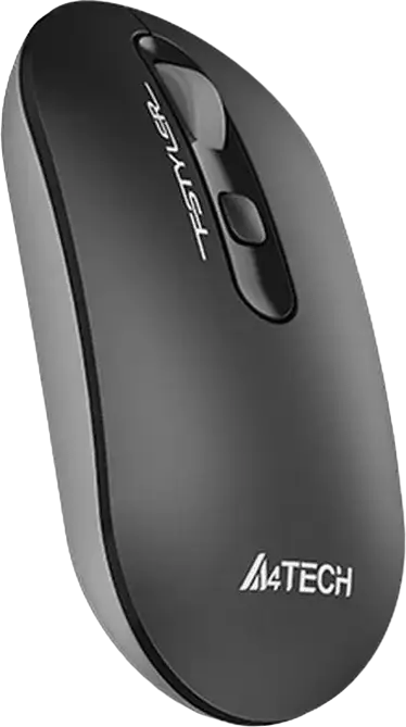 A4Tech F-Styler FG20 Wireless Mouse, Grey, 2.4 GHz USB Receiver, 1200/1600/2000 DPI Adjustable, 4-Way Scroll Wheel, 8 Gesture Hotkeys, Symmetric Design, 10-15m Range