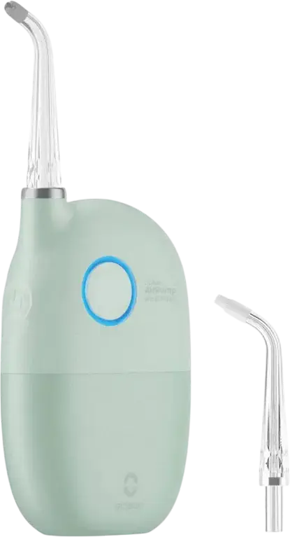 Oclean AirPump A10 Water Flosser, Oral Irrigator with AirPump Technology, 3 Smart Intensity Modes, 40-Day Battery Life, Portable Palm-Sized Design, Green