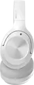 A4Tech BH220 Wireless Bluetooth 5.3 Headphones, White, 0.5m Cable, 40mm Hybrid Diaphragm Drivers, ENC Omni-Directional Microphone, 40h Playtime, M.O.C.I. Carbon Fiber Frame
