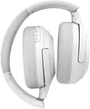 A4Tech BH220 Wireless Bluetooth 5.3 Headphones, White, 0.5m Cable, 40mm Hybrid Diaphragm Drivers, ENC Omni-Directional Microphone, 40h Playtime, M.O.C.I. Carbon Fiber Frame