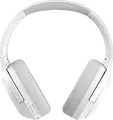 A4Tech BH220 Wireless Bluetooth 5.3 Headphones, White, 0.5m Cable, 40mm Hybrid Diaphragm Drivers, ENC Omni-Directional Microphone, 40h Playtime, M.O.C.I. Carbon Fiber Frame