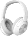 A4Tech BH220 Wireless Bluetooth 5.3 Headphones, White, 0.5m Cable, 40mm Hybrid Diaphragm Drivers, ENC Omni-Directional Microphone, 40h Playtime, M.O.C.I. Carbon Fiber Frame
