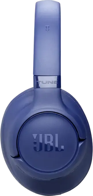 JBL Tune 730BT Wireless Over-Ear Headphones, Blue, Pure Bass Sound, 40mm Drivers, Up to 76h Battery, Fast Charging, Multi-point Connection, Foldable