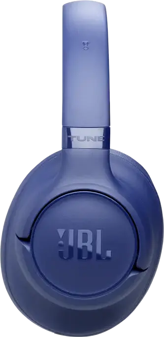 JBL Tune 730BT Wireless Over-Ear Headphones, Blue, Pure Bass Sound, 40mm Drivers, Up to 76h Battery, Fast Charging, Multi-point Connection, Foldable