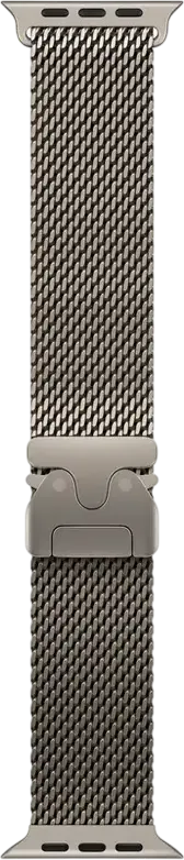 Smartwatch Apple Watch Ultra 3 49mm Carcasă Titan Natural, GPS Dual-Frecvență, Conectivitate 5G și Satelit, Rezistență Apă WR100, watchOS 26