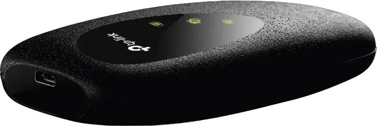 TP-Link M7200 4G LTE Mobile Wi-Fi Router, 150 Mbps Download, 300 Mbps Wi-Fi, 2000 mAh Battery, Up to 10 Devices, tpMiFi App Support, Black