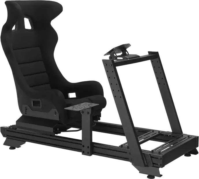 Scaun Gaming Lumi LRS16-BS04, Textil, Negru