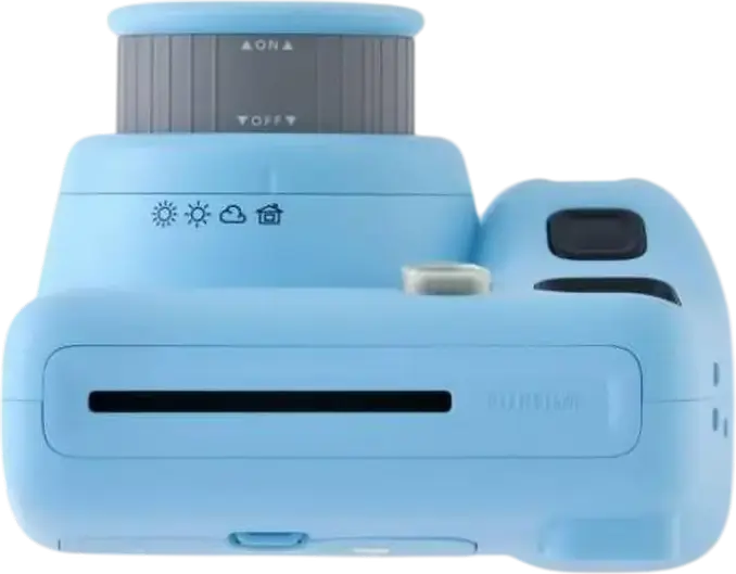 Camera Instant Fujifilm Instax Mini SE, Obiectiv 60mm, Control Manual Expunere, Bliț Automat, pentru film color instax mini, Albastru