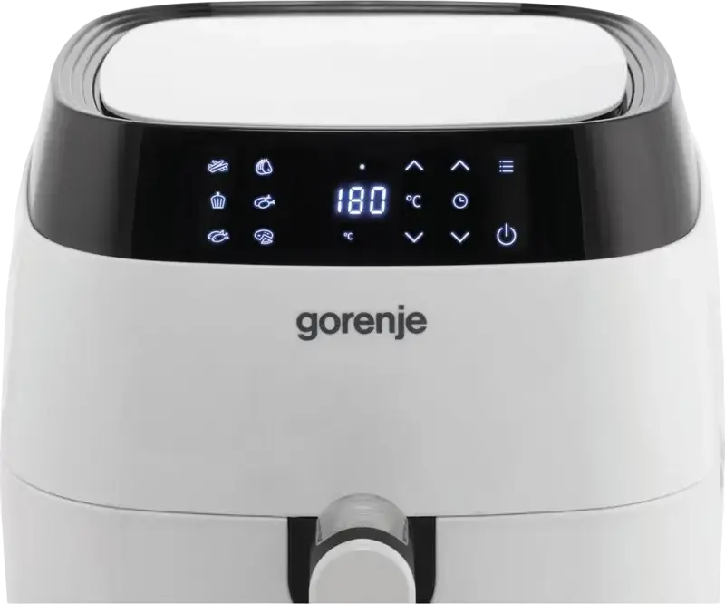 Gorenje AF1409DW Air Fryer, 3.5L Capacity, 1400W Power, 9 Pre-set Programs, Touch Control with LED Display, Non-stick Basket, Hot Air Circulation