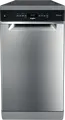 Whirlpool WSFO 3O34 PF X Slim Freestanding Dishwasher, 45cm, 10 Place Settings, 6th Sense Technology, NaturalDry, 8 Programs, Stainless Steel