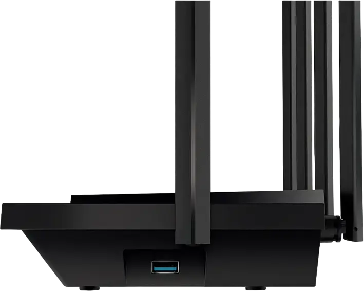 Роутер TP-Link Archer AX72 AX5400 двухдиапазонный Gigabit Wi-Fi 6, 6 антенн, 4x4 MU-MIMO, двухъядерный процессор Qualcomm, USB 3.0, OneMesh, WPA3, черный