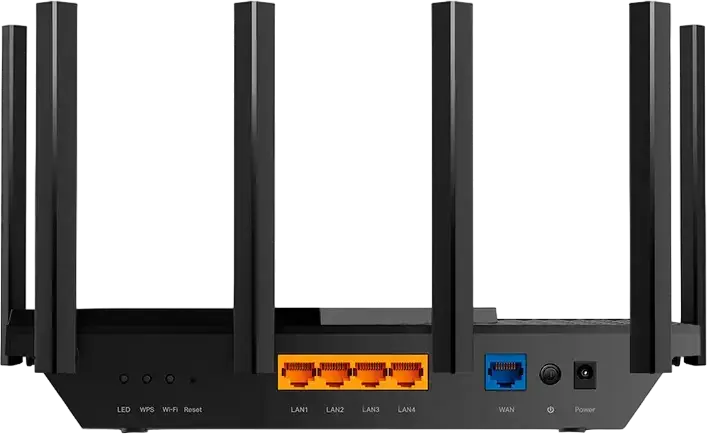 Роутер TP-Link Archer AX72 AX5400 двухдиапазонный Gigabit Wi-Fi 6, 6 антенн, 4x4 MU-MIMO, двухъядерный процессор Qualcomm, USB 3.0, OneMesh, WPA3, черный
