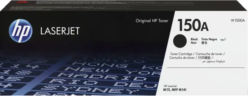 Тонер-картридж HP 150A (W1500A) черный, лазерный, ресурс ~975 страниц, для принтеров HP LaserJet M111a, M111w, M141a, M141w