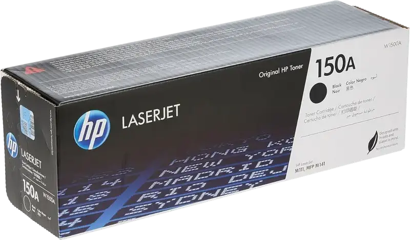 Тонер-картридж HP 150A (W1500A) черный, лазерный, ресурс ~975 страниц, для принтеров HP LaserJet M111a, M111w, M141a, M141w