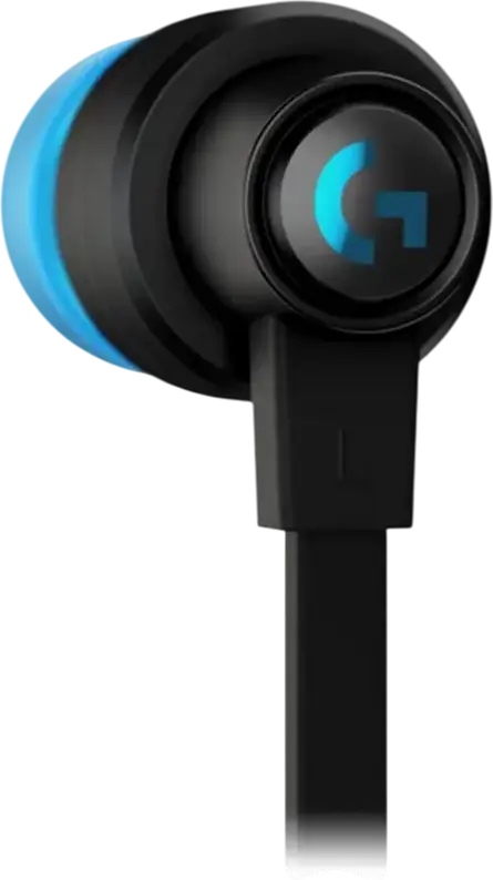 Casca de Gaming In-Ear Logitech G333 cu Drivere Duale Dinamice, Microfon 4mm, Corp din Aluminiu, Adaptor USB Type-C pentru PC, Mobil, Xbox, PlayStation