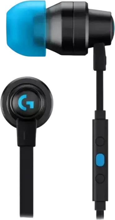 Casca de Gaming In-Ear Logitech G333 cu Drivere Duale Dinamice, Microfon 4mm, Corp din Aluminiu, Adaptor USB Type-C pentru PC, Mobil, Xbox, PlayStation