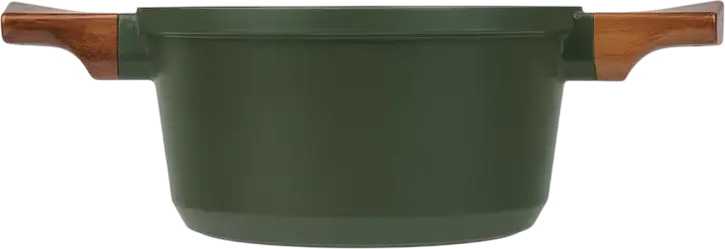 Oala RESTO 93701 SADR din Aluminiu cu Capac Glass, Interior Non-stick, Compatibila cu Inductie, 2.6L, 20cm, Verde