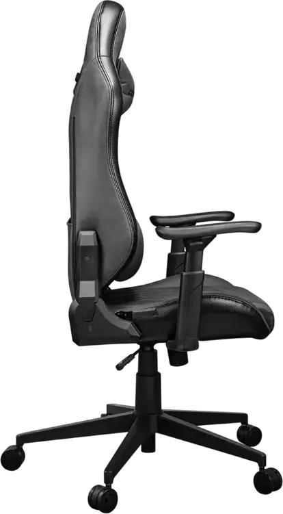 Игровое кресло Cougar Explore, цвет Jet Gray F, дышащая кожа ПВХ и PU, 3D регулируемые подлокотники, наклон 155 градусов, стальной каркас, поясничная поддержка, до 120 кг