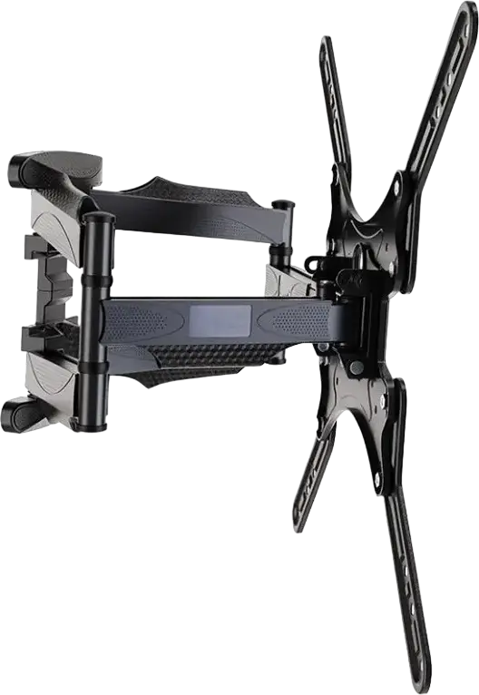 Gembird WM-60ST-01 Full-Motion TV Wall Mount, 32-60 inch Screen, VESA 400x400mm, Max Load 36.4kg, Tilt -2 to +10 deg, Swivel 80 deg, Steel, Black