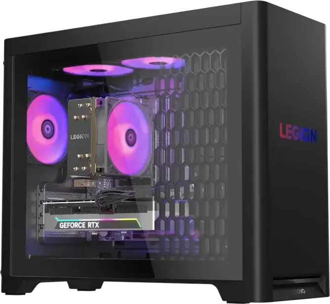 Sistem Desktop PC Lenovo Legion T5 30AGB10, , AMD Ryzen 7 7700X, 32GB/1024GB, nVIDIA GeForce RTX 5060 Ti, Negru