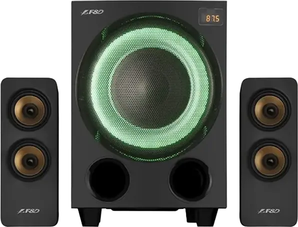 Sistem Audio 2.1 CH F&D F770X, Negru