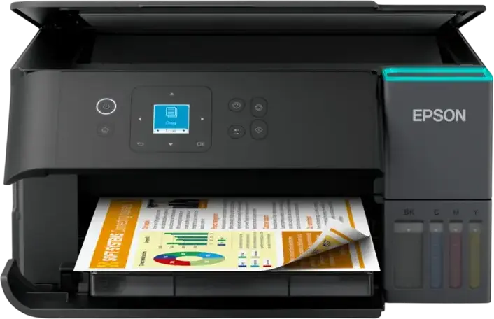 Imprimanta Multifunctionata A4 Epson EcoTank L4360 Wi-Fi Ink Tank, Printare Scanare Copiere, PrecisionCore, Duplex Automat, 4800x1200 DPI, Ecran LCD, Neagra