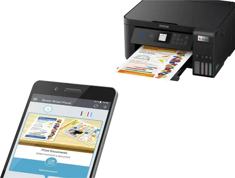 Imprimanta Multifunctionata A4 Epson EcoTank L4360 Wi-Fi Ink Tank, Printare Scanare Copiere, PrecisionCore, Duplex Automat, 4800x1200 DPI, Ecran LCD, Neagra