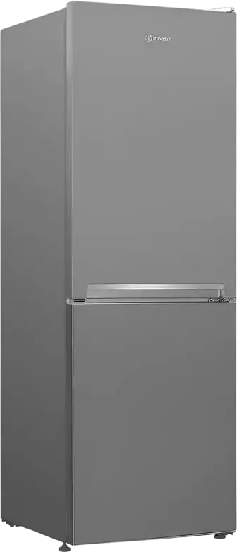 Frigider Combinat Indesit INKS 1341 S4E, Congelator Jos, Capacitate Neta 322L, Clasa Energetica E, Inox, Dimensiuni 173.6x59.5x65.2 cm