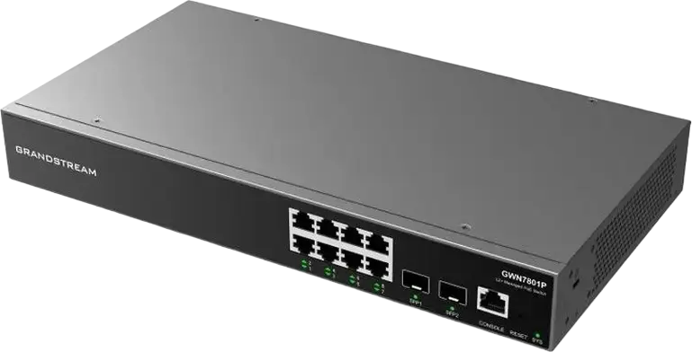 Comutator PoE Grandstream GWN7801P, IEEE 802.3af/at