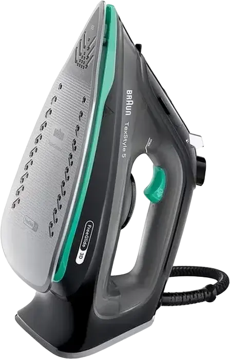 Утюг с паровым ударом Braun TexStyle 5 SI 5277, 2700 Вт, керамическая подошва FreeGlide 3D, пар 50 г/мин, паровой удар 220 г/мин, система антикальцик