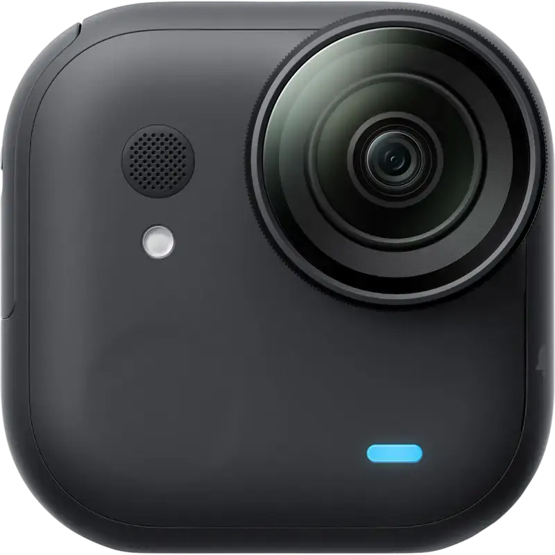 Insta360 GO Ultra Action Camera, 4K 60fps Video, 50MP Photo, FlowState Stabilization, IPX8 Waterproof, 2.5" Flip Touchscreen Action Pod, Black