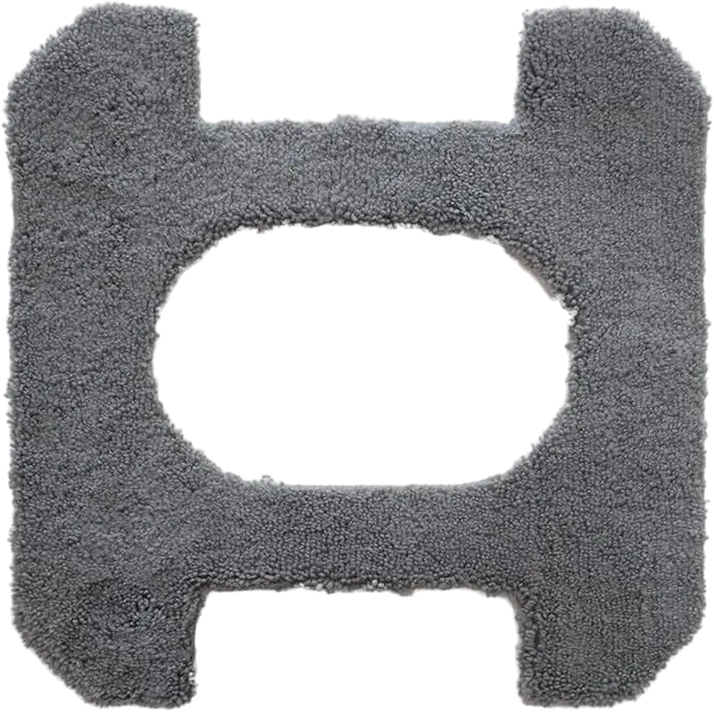 HUTT W8 Replacement Microfiber Cleaning Pads for Window Cleaning Robot, Grey, 23.9 x 23.9 x 0.5 cm