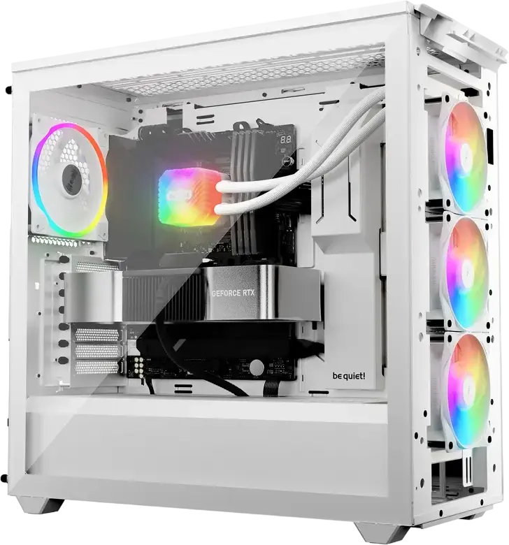 Răcitor CPU lichid AIO be quiet! Light Loop 360mm, Alb, 3 ventilatoare Light Wings LX 120mm PWM, ARGB, compatibil Intel 1851/1700/1200/115x și AMD AM5/AM4