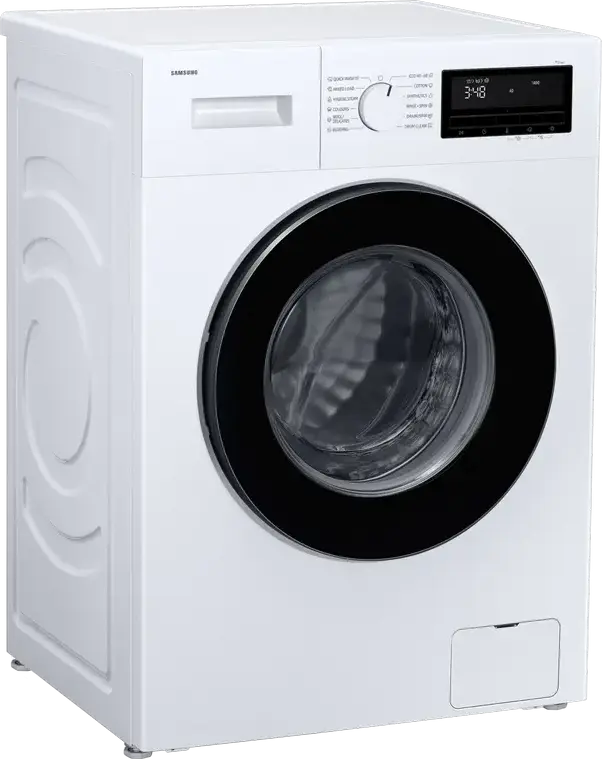 Masina de spalat rufe cu incarcare frontala Samsung WW90FG3M05AWLF, 9 kg, 1400 RPM, Clasa Energetica A, Digital Inverter, Hygiene Steam, Alb/Negru