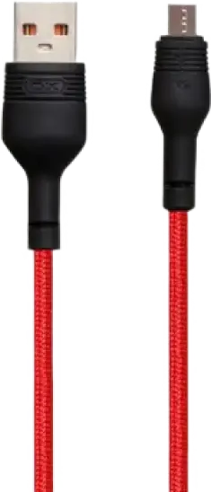 Cablu încărcare și sincronizare XO NB55, Micro-USB/USB Type-A, 1m, Roșu