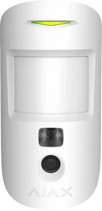 Detector de mișcare Ajax MotionCam, Alb