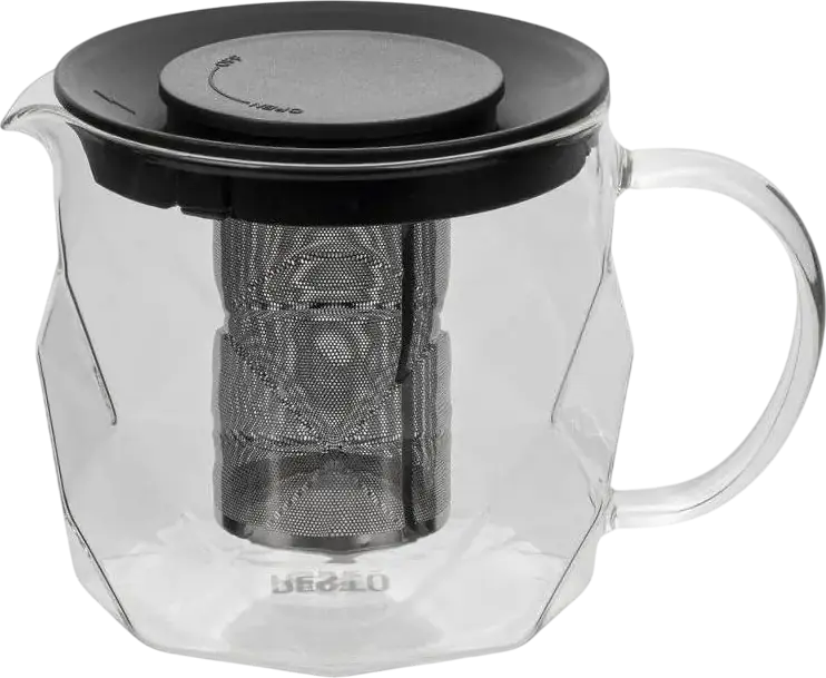 Ceainic cu infuzor RESTO 90516, 1L, Negru