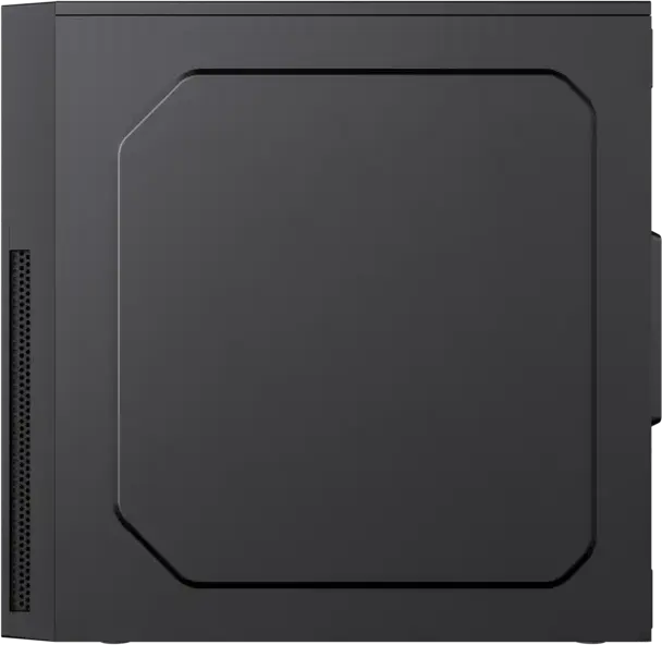Carcasa PC Sohoo 6521BK Micro-ATX Mini Tower, Otel SPCC/SGCC, Bay 5.25" ODD, 3.5" HDD, 2.5" SSD, 4 Sloturi Expansiune, Negru