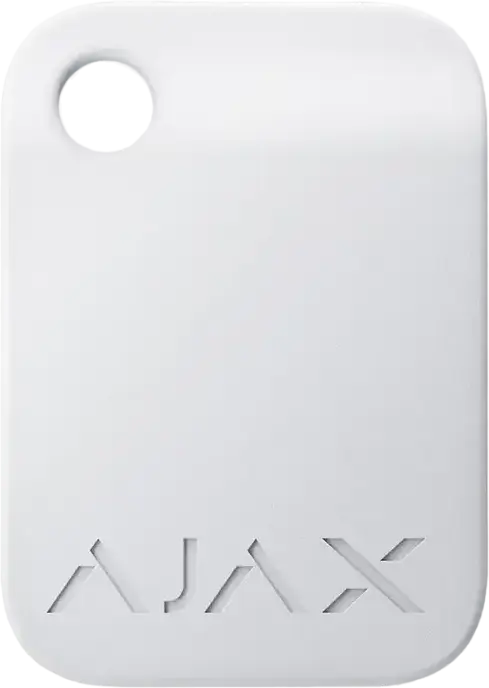 Cheia de securitate fără contact Ajax Tag, Alb