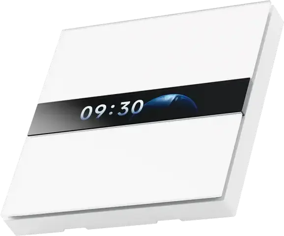 Comutator inteligent AQARA Display Switch V1 (Cu neutru), Alb