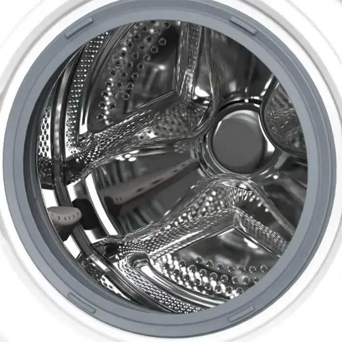 Стиральная машина Sharp ES-DNFL014CWDA-EE с фронтальной загрузкой, 10 кг, 1400 об/мин, класс энергопотребления A, инвертор, очистка паром, автодозировка, белая/черная