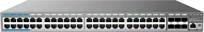 Grandstream GWN7806PH Pro Layer 2++ Managed PoE++ Switch, 48x Gigabit RJ45, 6x 10G SFP+, 720W Power Budget, 60W per Port, Rackmount 1U Steel Case