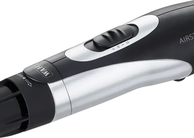 Фен-щетка WAHL AirStyler Pro 4550-0471 1100Вт, Серебристый, 3 сменные термощетки 25-38мм, холодный обдув, защита от перегрева, кабель 2.8м