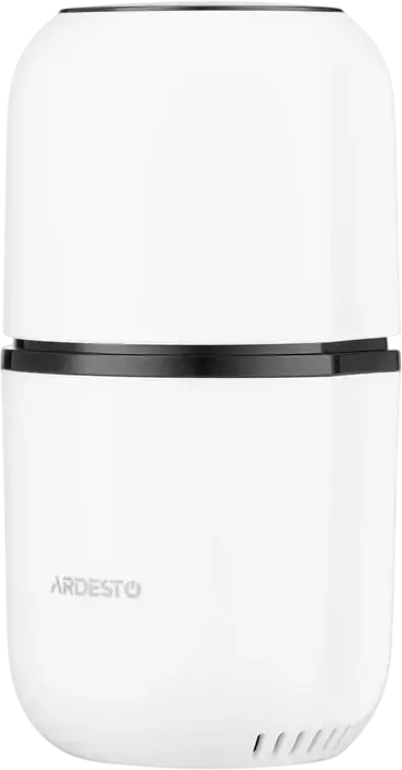 Ardesto KGC-1508W Rotary Coffee Grinder, 150W, 80g Capacity, Stainless Steel Blades and Bowl, for Coffee, Spices and Nuts, White