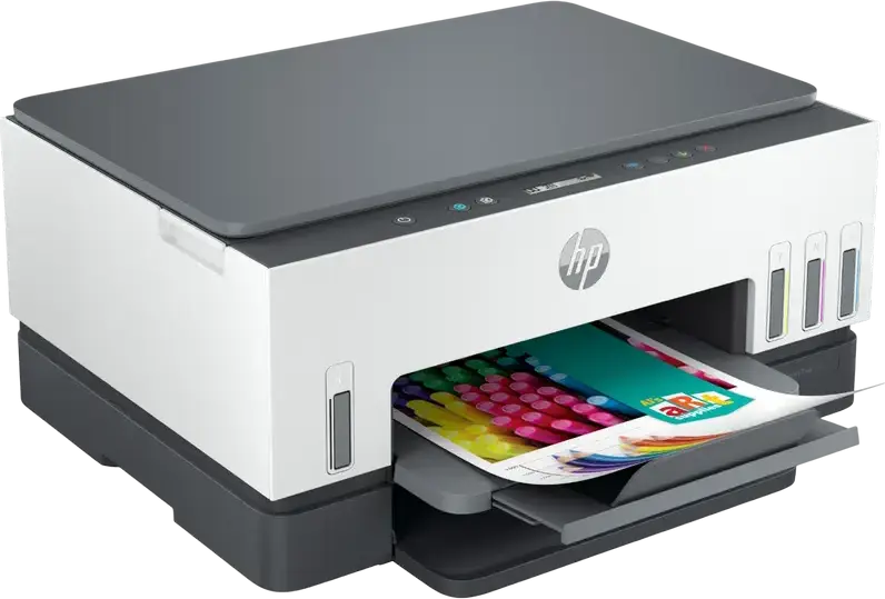 MFP HP Smart Tank 670, Alb | Gri