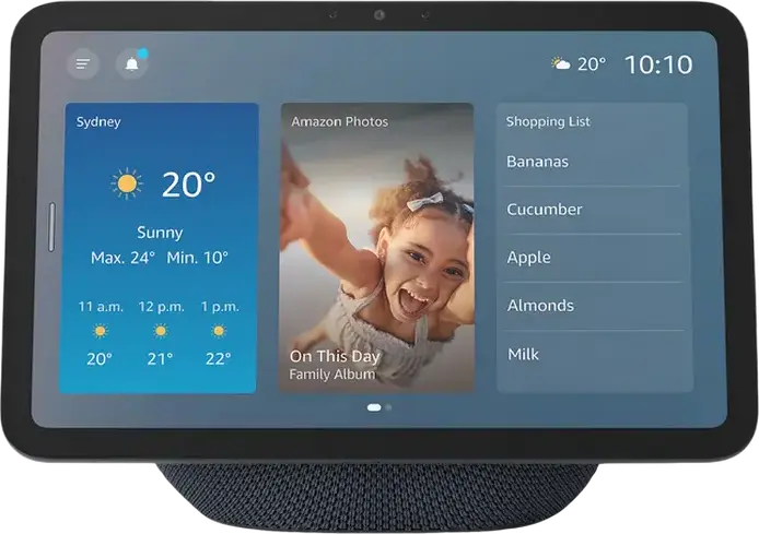 Amazon Echo Show 8 (4th Gen) Smart Display with Alexa, 8.7-inch HD Touchscreen, 13 MP Camera, Wi-Fi 6E, Zigbee Matter Thread Hub, Graphite