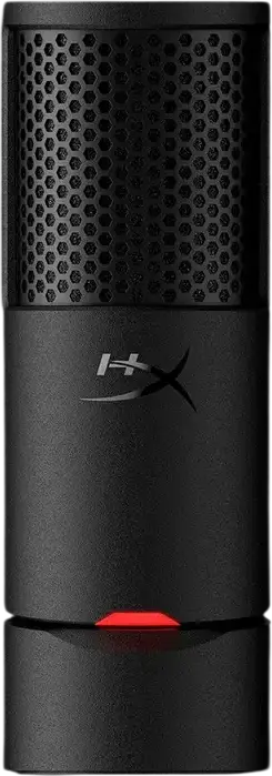 HyperX SoloCast 2 USB Condenser Microphone, Cardioid Polar Pattern, 24-bit/96kHz, Tap-to-Mute LED Sensor, Built-in Pop Filter & Shock Mount, Black