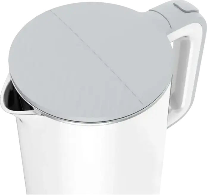 Tefal Sense KO693110 Electric Kettle, 1.5L, 1800W, 5 Temperature Levels (40-100°C), Digital Display, Stainless Steel Interior, White, Boil-Dry Protection