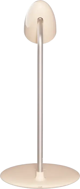 Lampa de birou LED Proove Modern, 10W, 36 diode, 3 nivele de luminozitate, 4000K Alb Cald, Incarcator Wireless 15W, USB Type-C, Plastic ABS, Bej