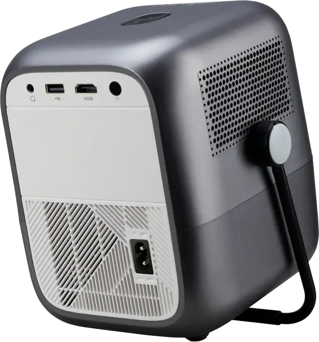 Acer AOpen Fire Legend QF23S Portable Smart Projector, Full HD 1080p, 4K Support, 250 ANSI Lumens, LED, Autofocus, Wi-Fi, Grey